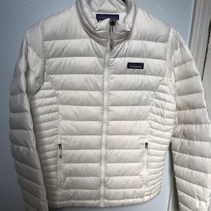 Patagonia Cream Puffer Jacket